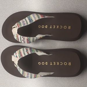 Rocket Dog Like New Merry Maker Flip Flops Size 9